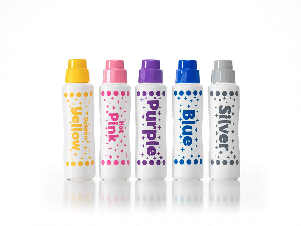 Do A Dot Art! packaging displays for classroom or home use.