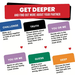 Do or Drink card dare points feature red and black cards for bold dares.