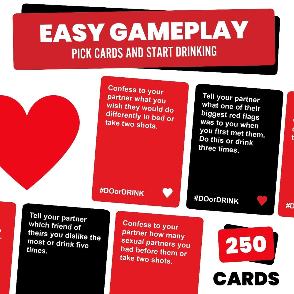 Do or Drink couple game play shows two players enjoying playful challenges.