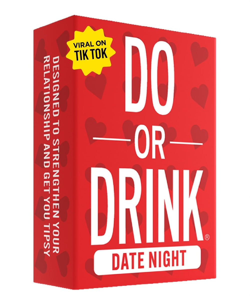 Do or Drink Date Night cards box ready for romantic game night.