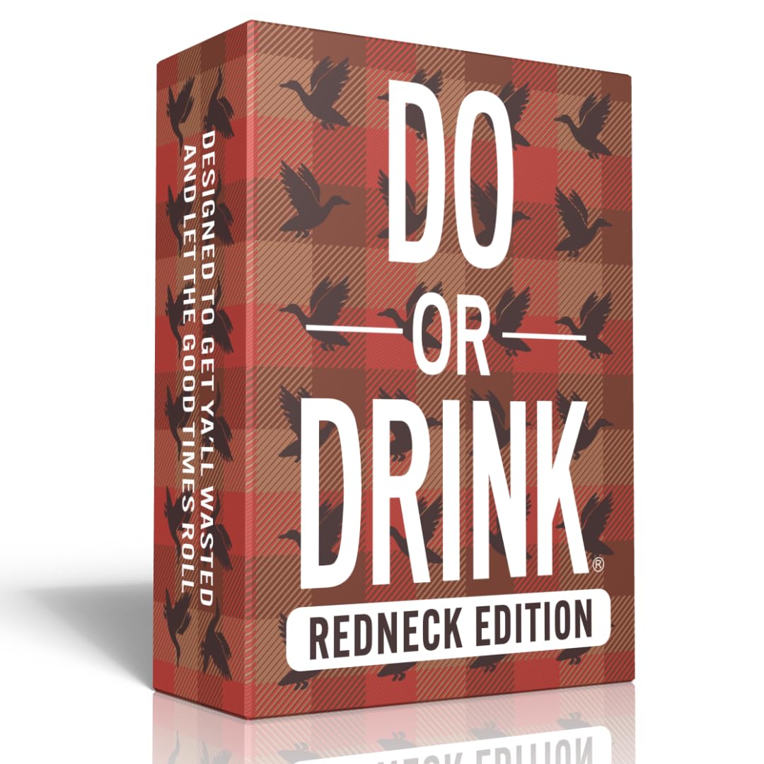Do or Drink Redneck Edition deck ready for bold dares and big laughs at a party