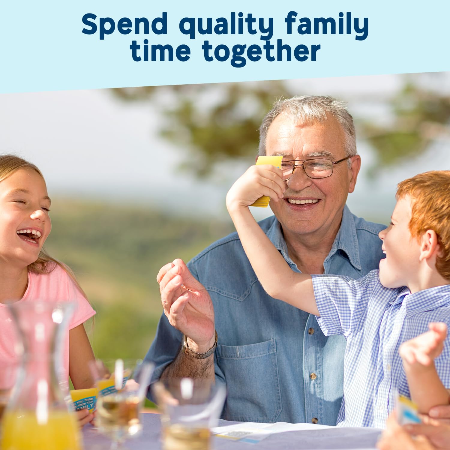 DO YOU REALLY KNOW YOUR FAMILY? play action - prompts spark laughs and conversations.