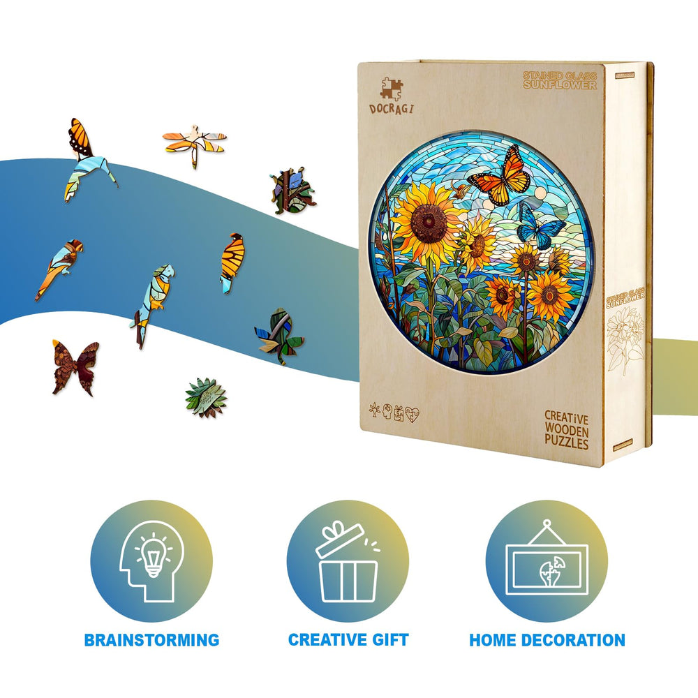 DOCRAGI box with accessories and easel included for gifting