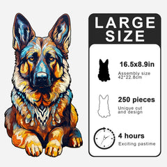 DOCRAGI UV-printed wood puzzle with vibrant colors and durable finish.