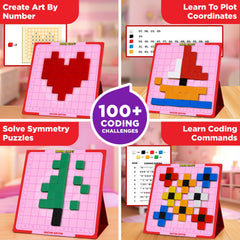 Doctor Jupiter brain craft pixel art encouraging logic and coding-inspired art