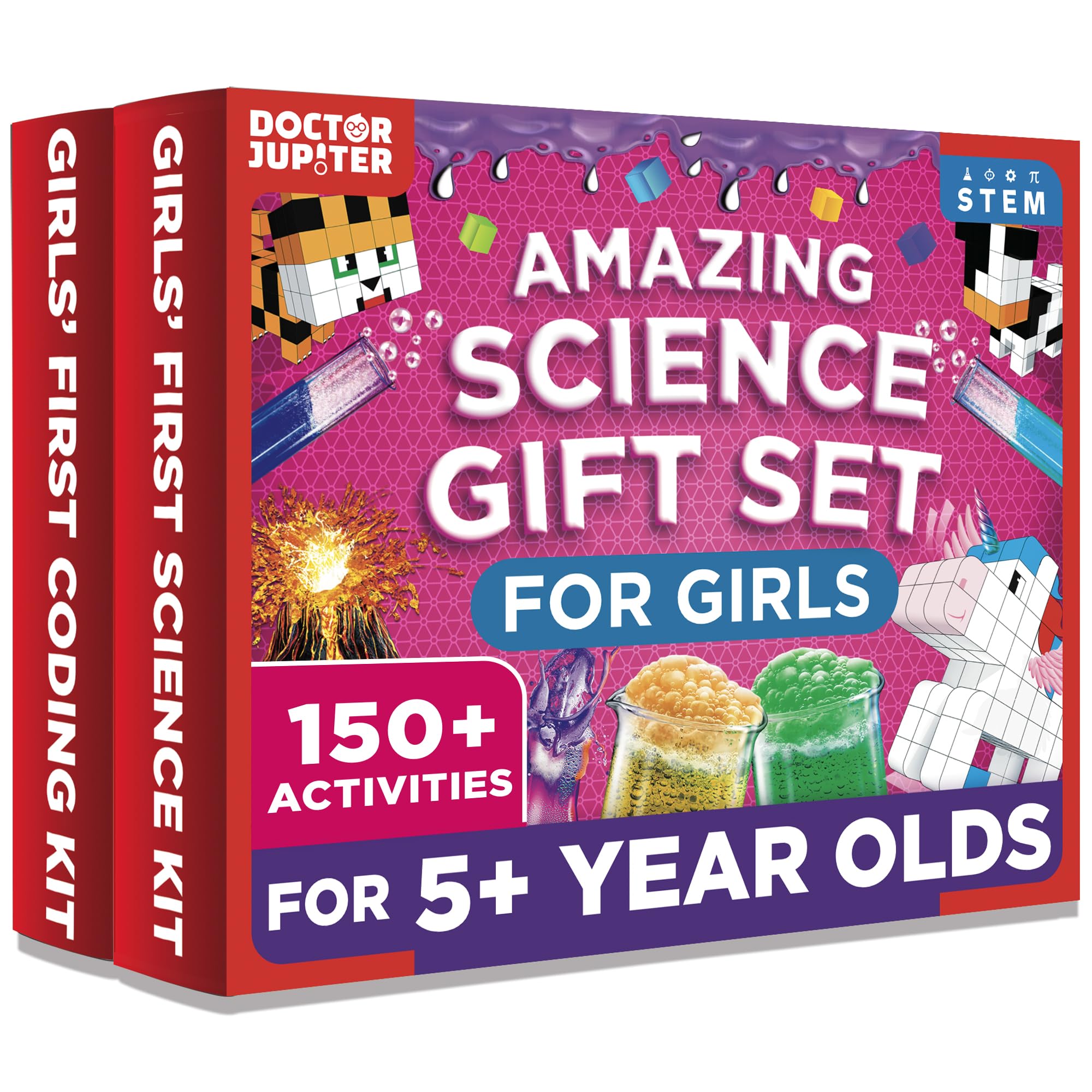 Doctor Jupiter Amazing Science Gift Set: unicorn squishies for hands-on creative play