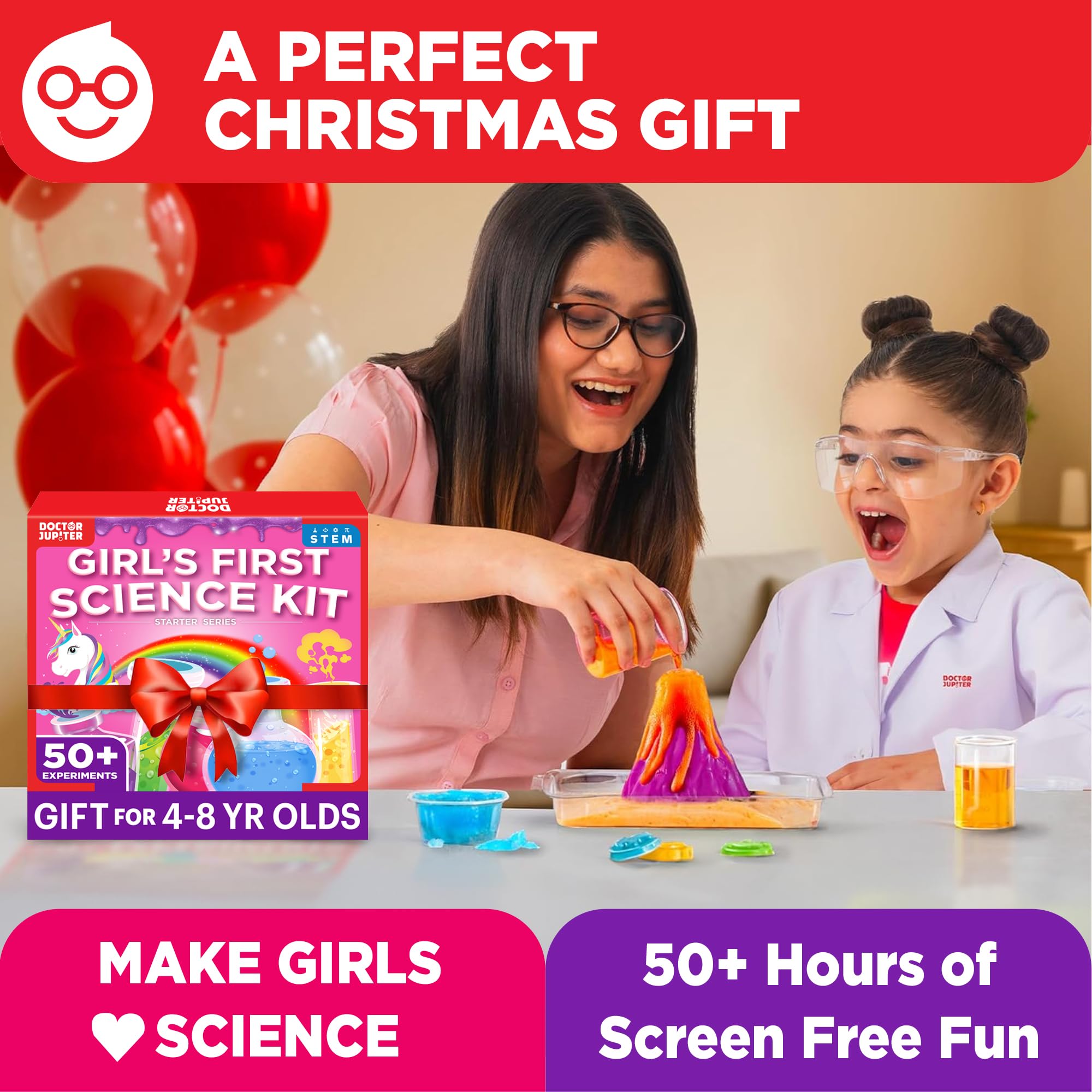 Doctor Jupiter beginner-friendly science kit supports curious girls exploring science safely.