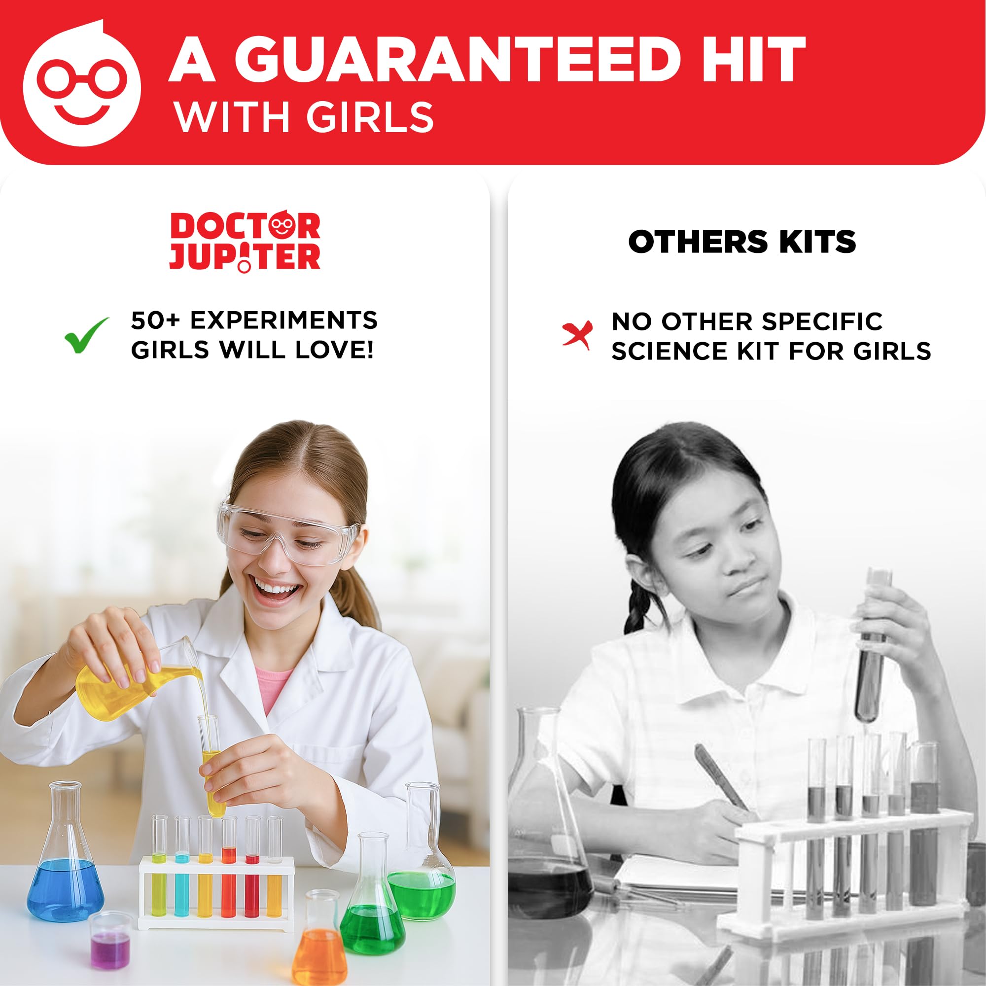 Doctor Jupiter easy-to-follow manuals guide kids and caregivers through each step confidently