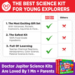 Family gifting moment with Doctor Jupiter set during holidays and birthdays.