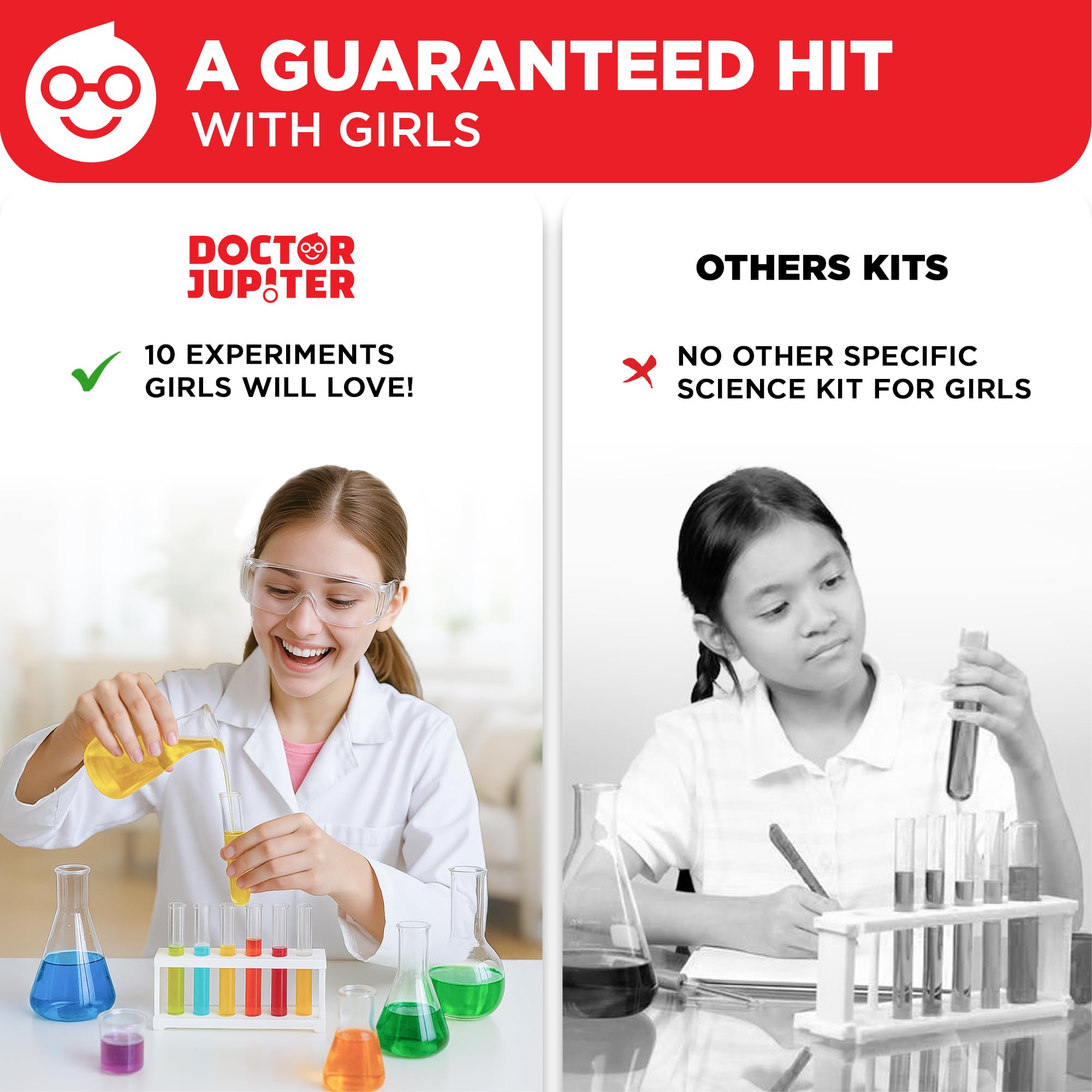 Doctor Jupiter Illustrated manual guides safe, independent experiments step by step