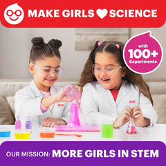 Doctor Jupiter Girls' First Amazing Science Kit girl activity session fosters curiosity.