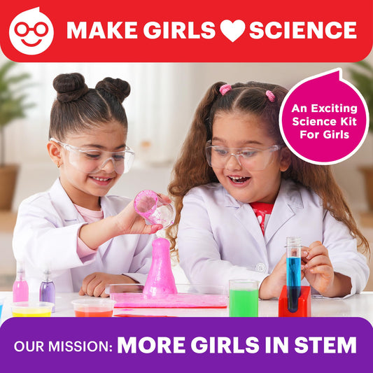 Doctor Jupiter Girls' First Science Kit in action sparks hands-on learning and problem solving.