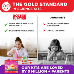 Gift-ready Doctor Jupiter Girls' Science Kit ideal for birthdays and holidays.