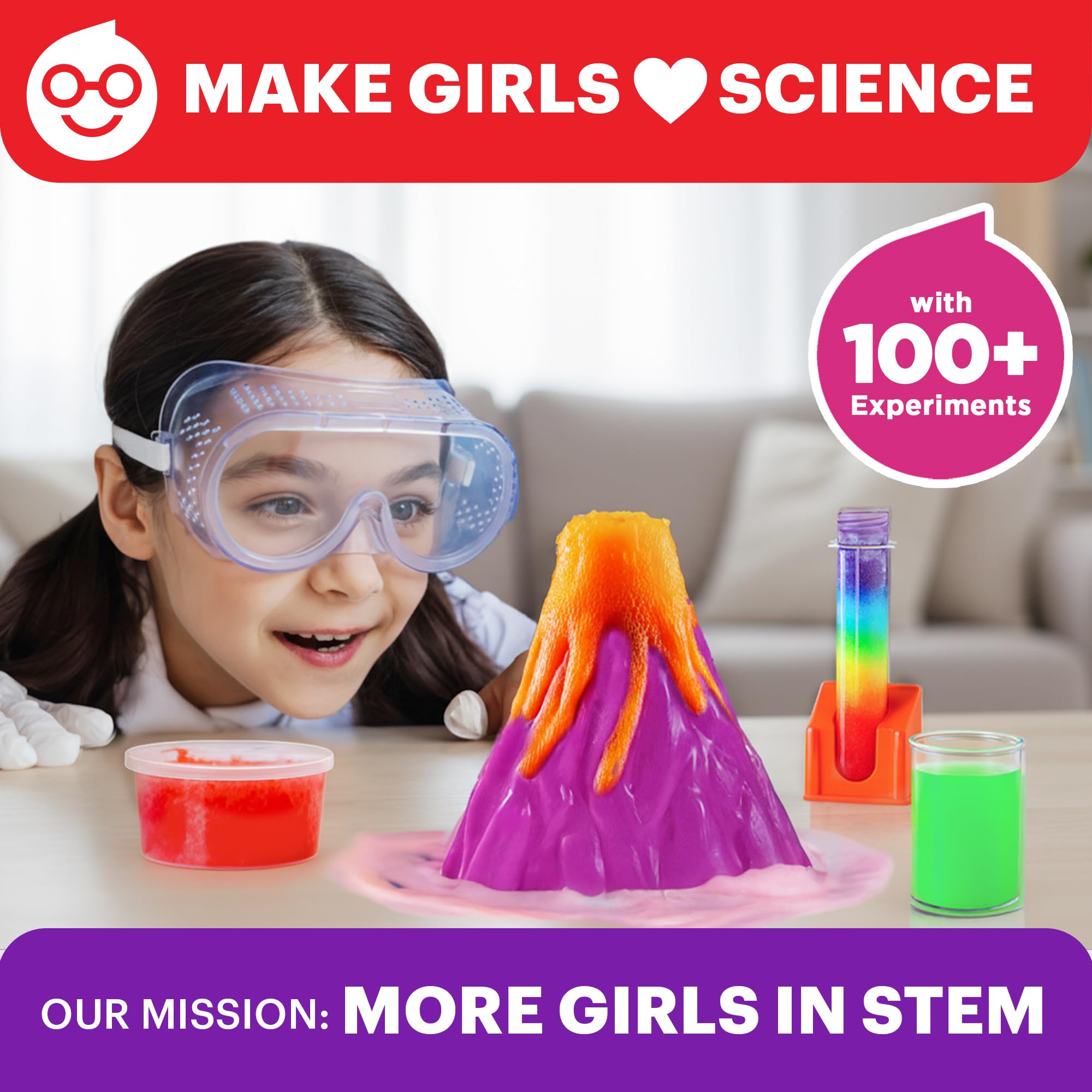 Doctor Jupiter Girls' Super Science Kit heart soap craft for imaginative STEM activity.