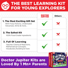 Doctor Jupiter instruction manuals guide parents and kids through activities