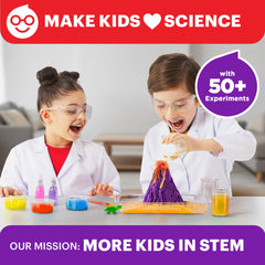 Doctor Jupiter kid scientist with tools ready for hands on learning and exploration
