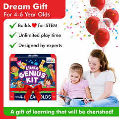 Doctor Jupiter Little Genius Kit Snakes & Ladders game reinforces counting skills.