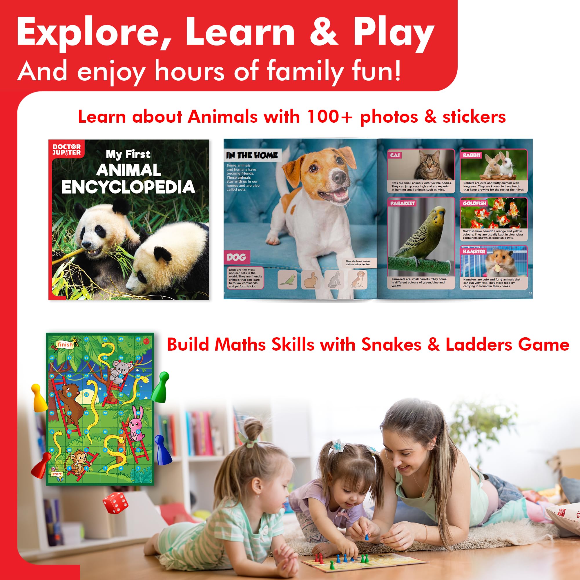 Doctor Jupiter Little Genius Kit sticker sheet for interactive learning rewards.