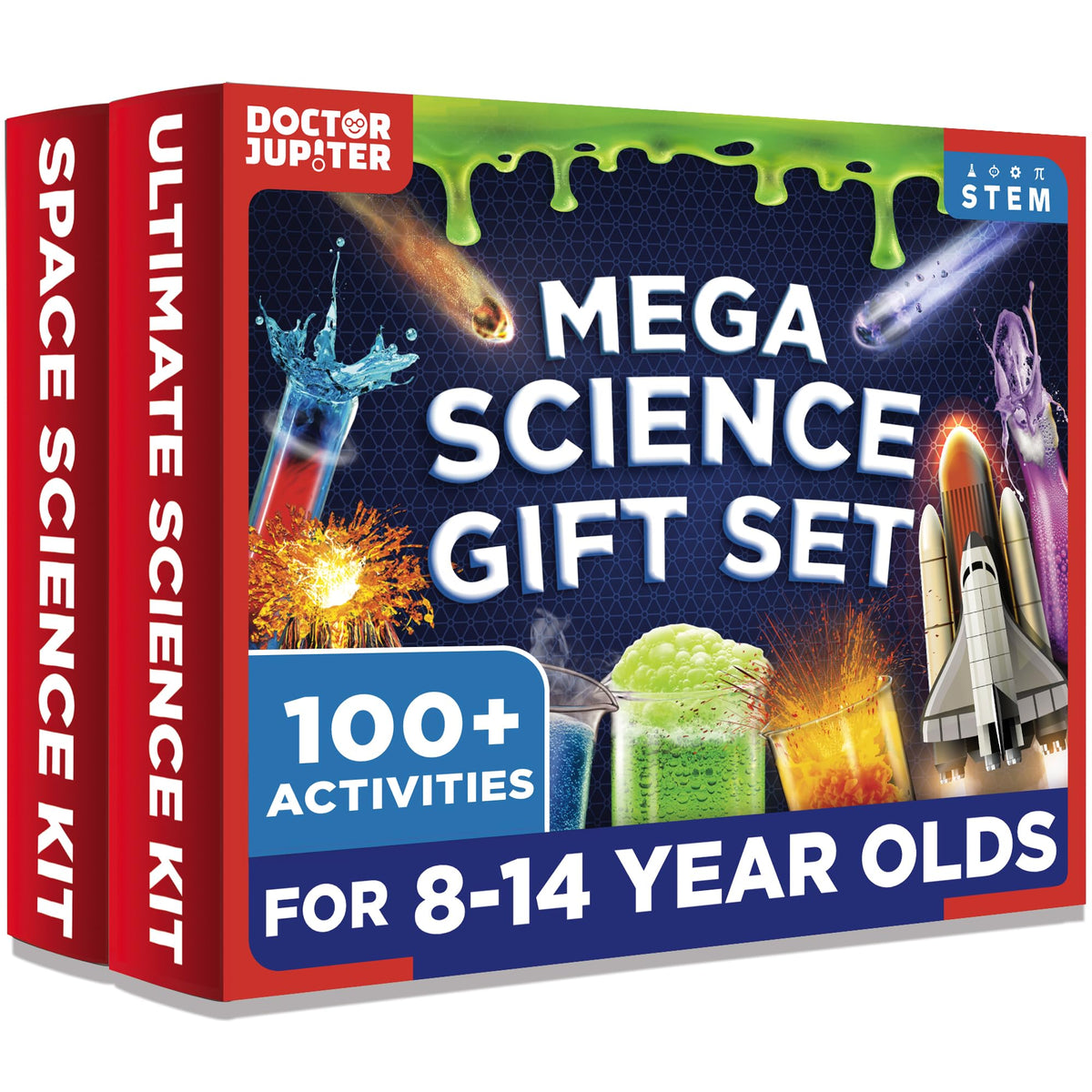 Doctor Jupiter Mega Science Gift Set contents invite hands-on learning for curious kids.