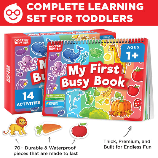 Doctor Jupiter Montessori colors and shapes pages support early recognition and sensory play.