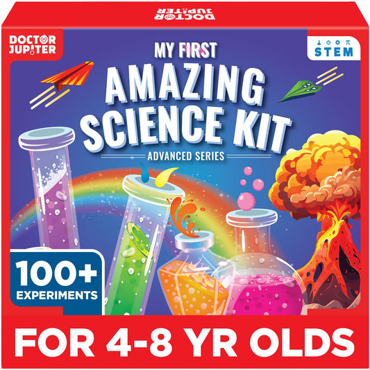 Doctor Jupiter My First Amazing Science Kit box front inspires curiosity with bright packaging.