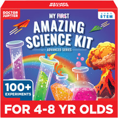 Doctor Jupiter My First Amazing Science Kit box front inspires curiosity with bright packaging.