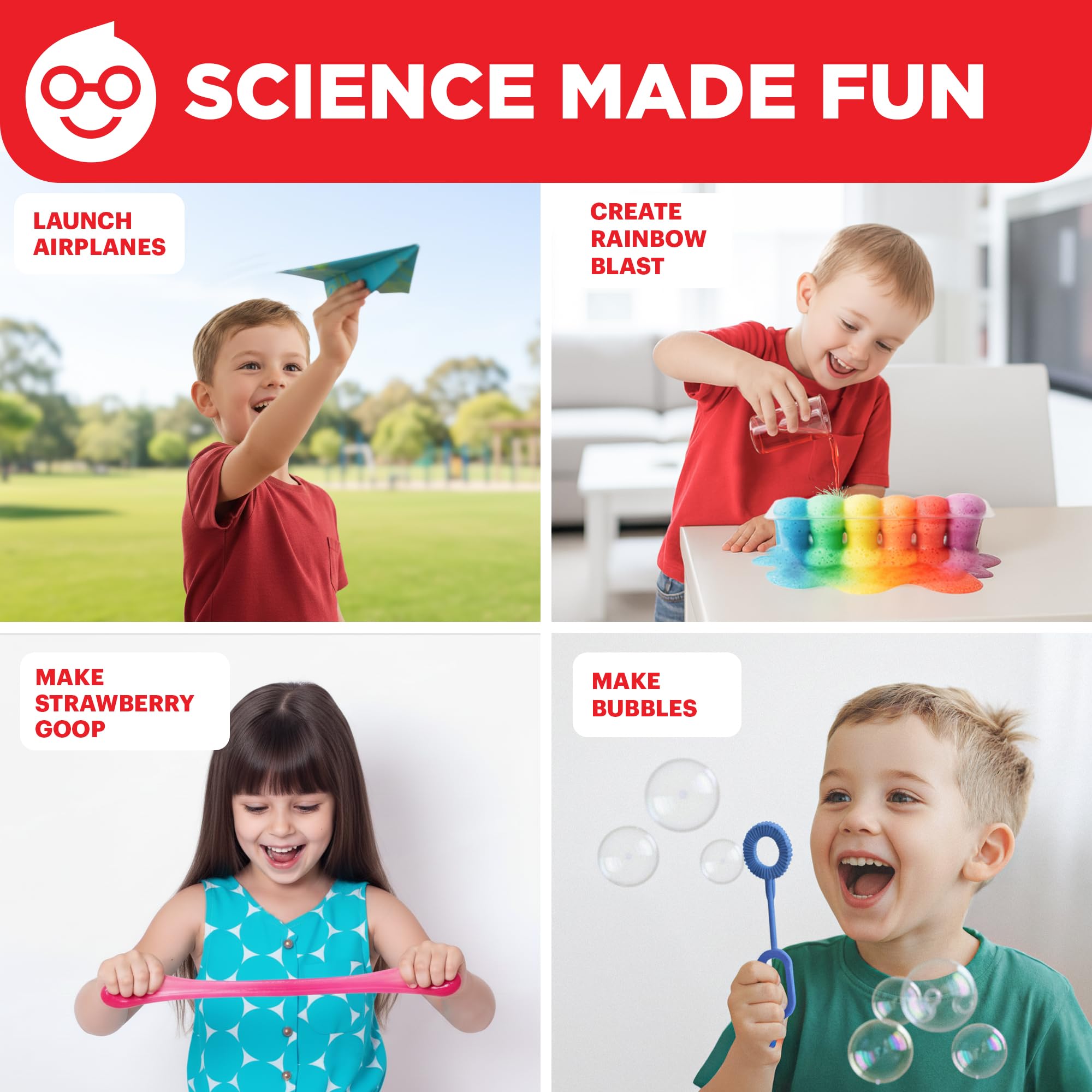 Rocket experiment from the kit engages young learners in a thrilling STEM activity.