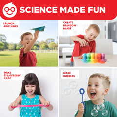 Rocket experiment from the kit engages young learners in a thrilling STEM activity.