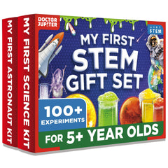 Doctor Jupiter My First STEM Gift Set pack shot highlighting safe, hands-on learning