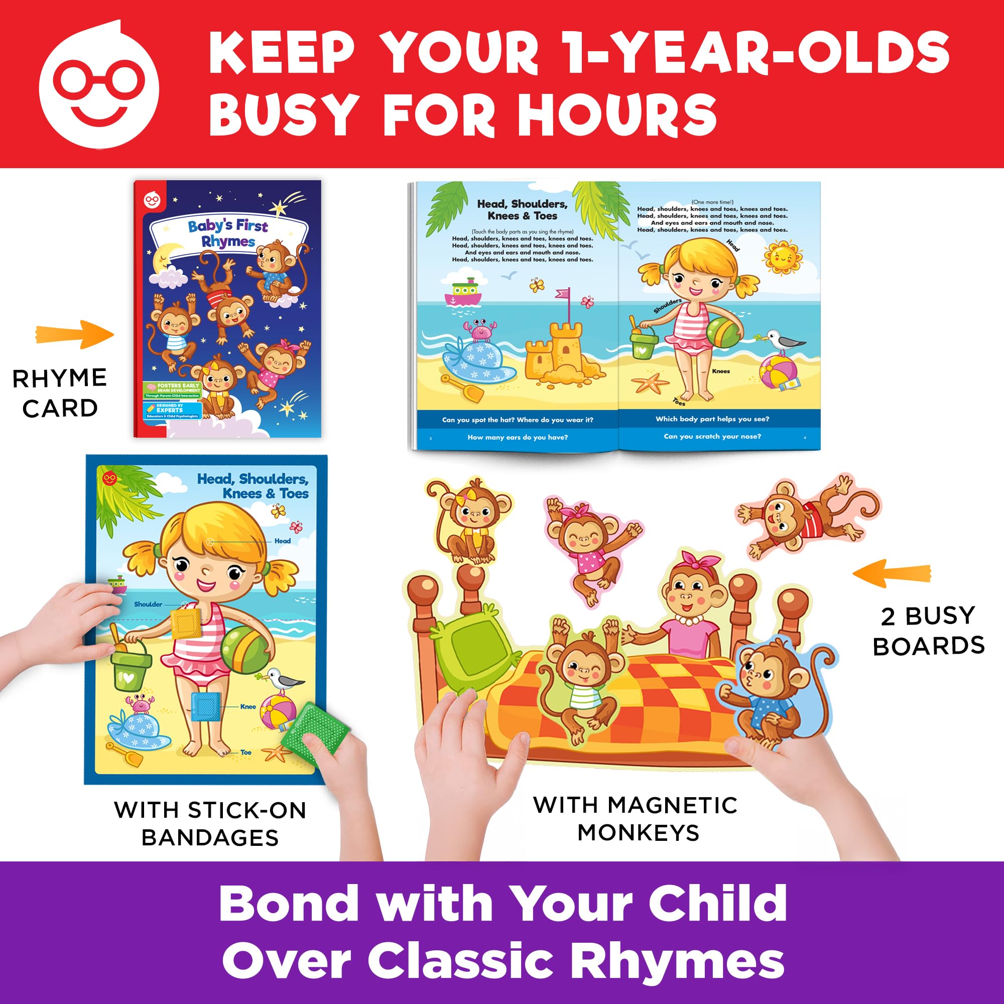 Doctor Jupiter Now I Am 1 rhyme card invites playful singing to support speech development.