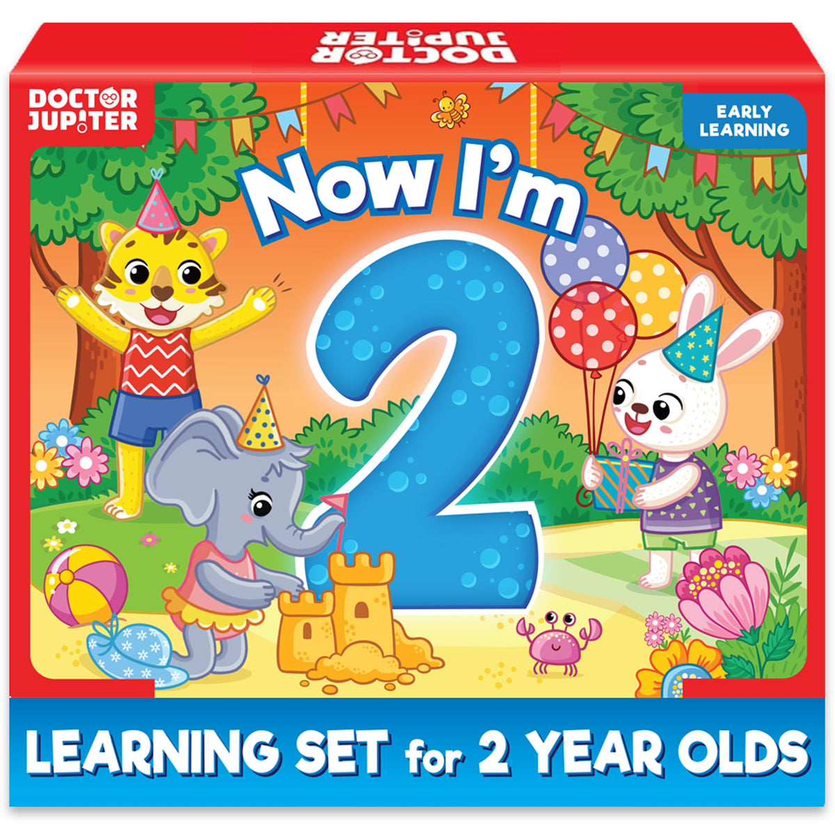 Doctor Jupiter Now I Am 2 board book illustration 1 supports early literacy and curiosity.