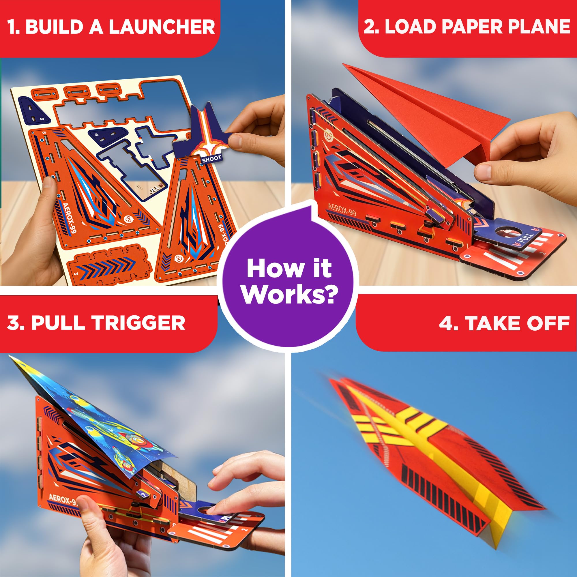 Five-design layout from Doctor Jupiter inspires creative flight experiments.