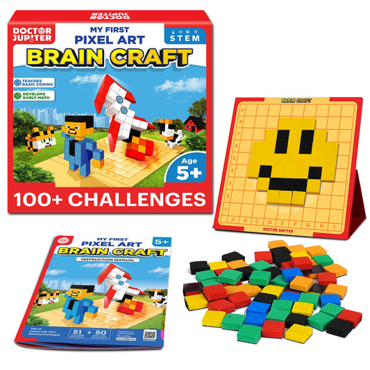 Doctor Jupiter Pixel Art Kit assembly: kid-friendly setup for hands-on learning