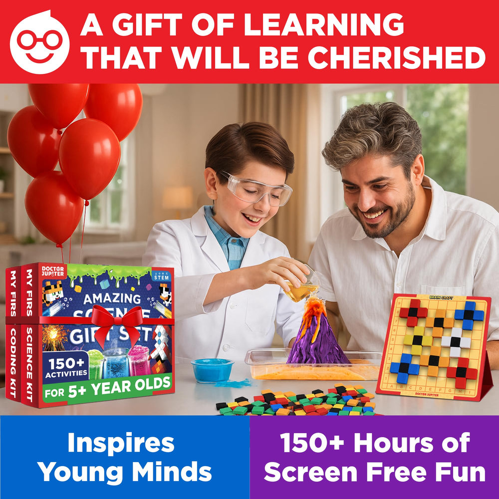 Doctor Jupiter Screen-free learning time shows kids exploring science and creativity away from screens.