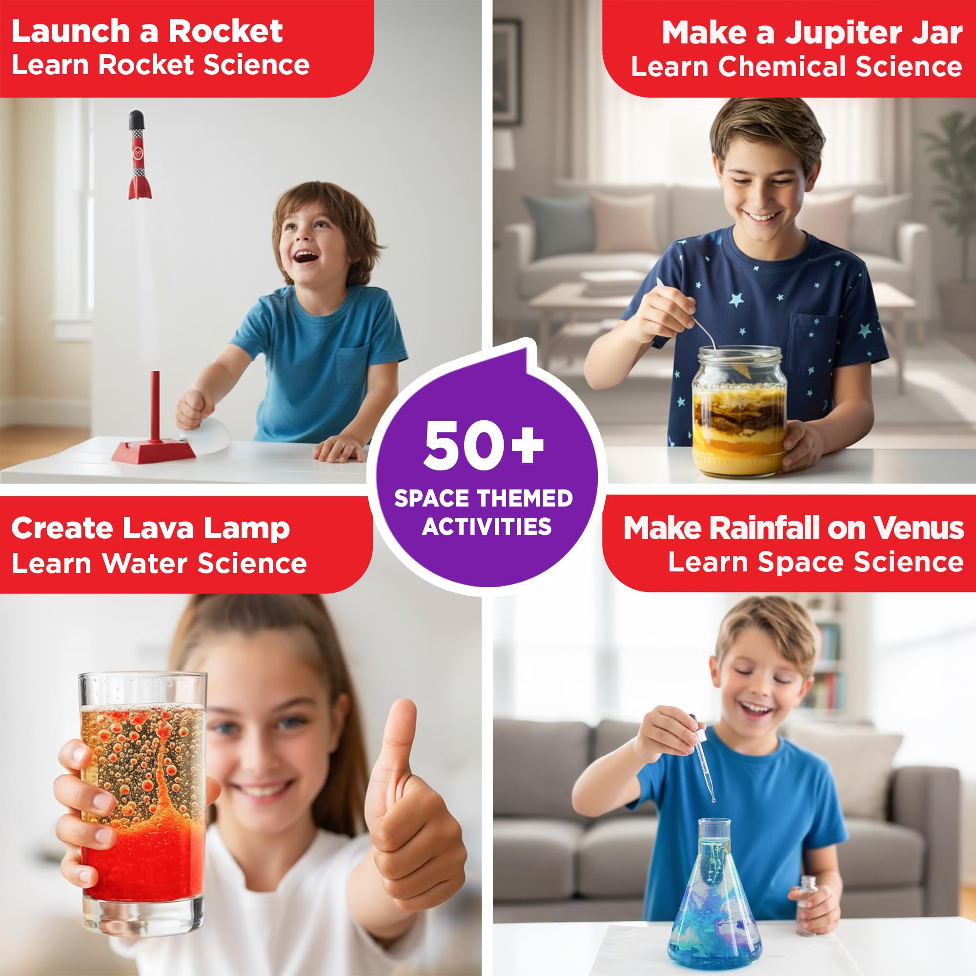 Doctor Jupiter Space Science Kit rocket launch projects fuel space curiosity safely.