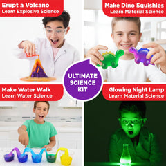 Doctor Jupiter Ultimate Science Kit rainbow crystals illuminate chemistry concepts at home.