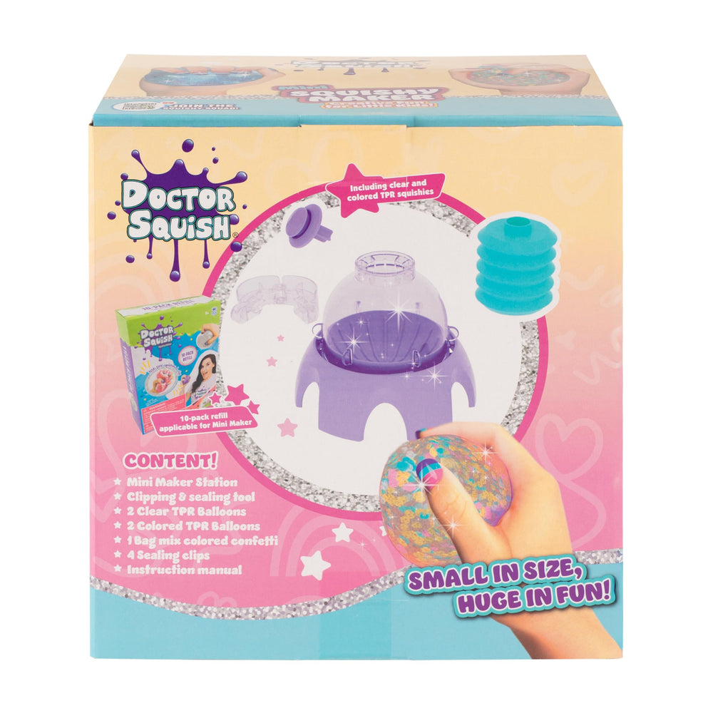 Pastel colors bring soft, trendy looks to Doctor Squish Mini Squishy Maker crafts.