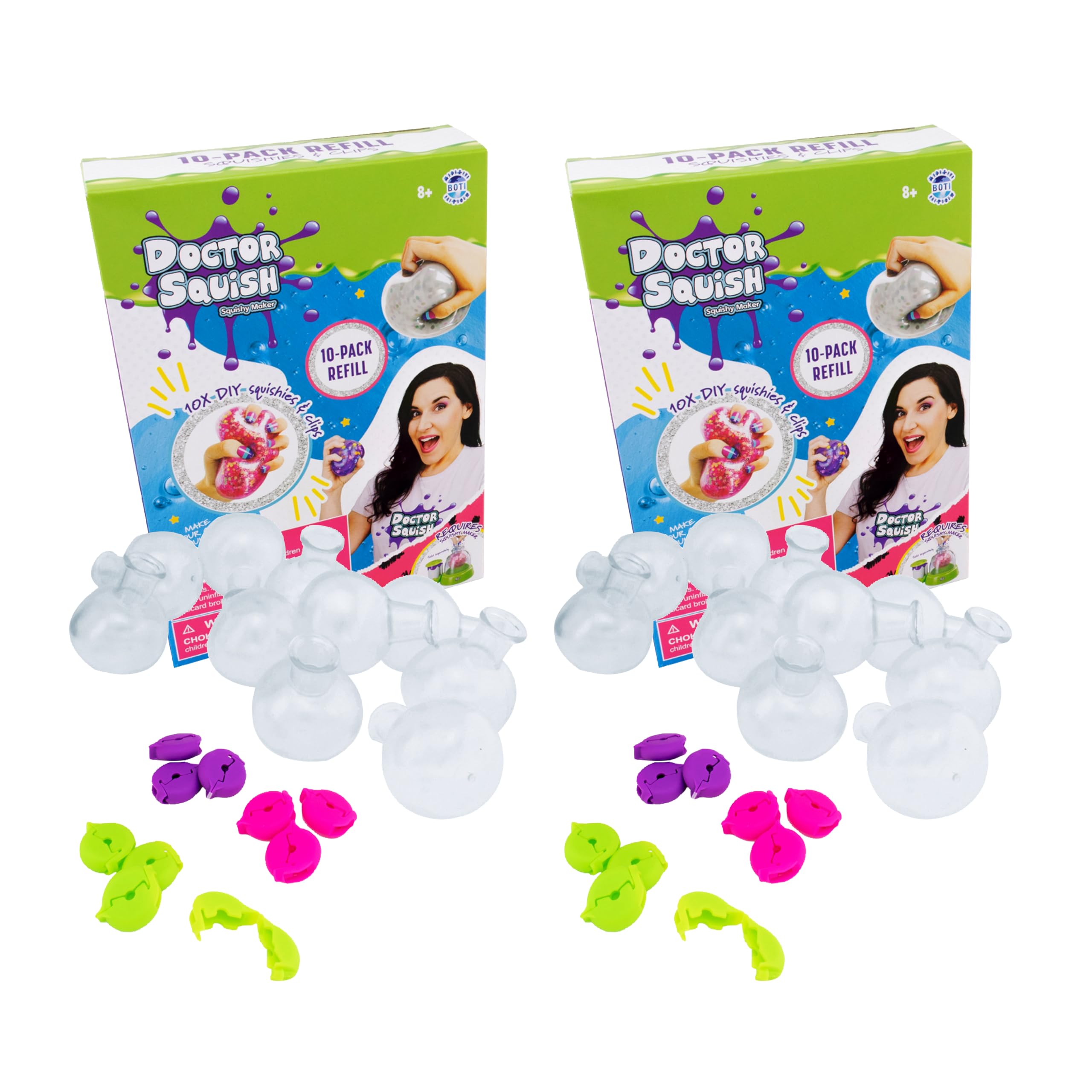Doctor Squish squishy maker refill ten balloons for easy restocking and creative squishies