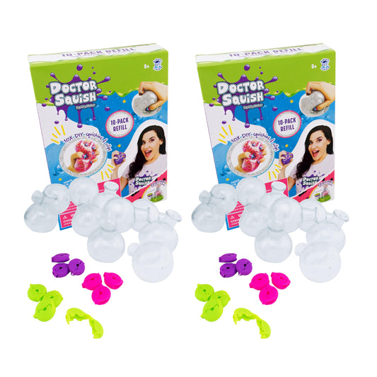 Doctor Squish squishy maker refill ten balloons for easy restocking and creative squishies
