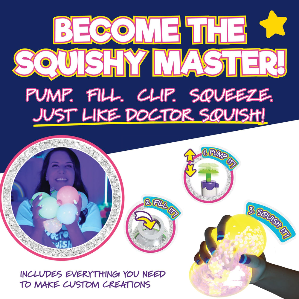 Welcome letter from Doctor Squish accompanies the Neon Maker Station kit