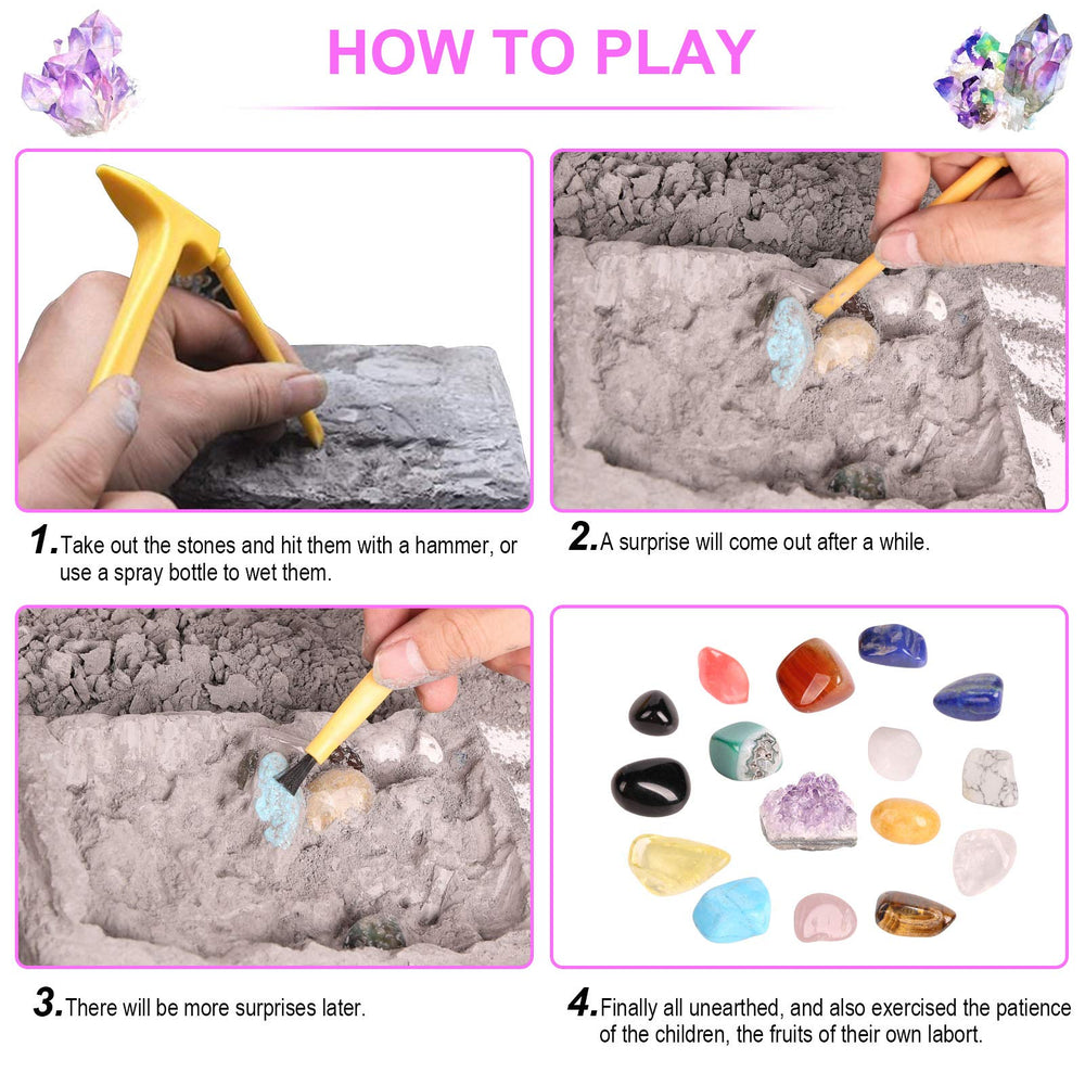 DoDoMagxanadu showcasing 16 real gemstones to collect