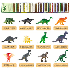 DoDoMagxanadu color learning cards connect each dinosaur to its name.