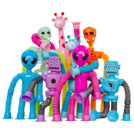 DoDoMagxanadu skeleton pop tubes for sensory exploration and tactile play