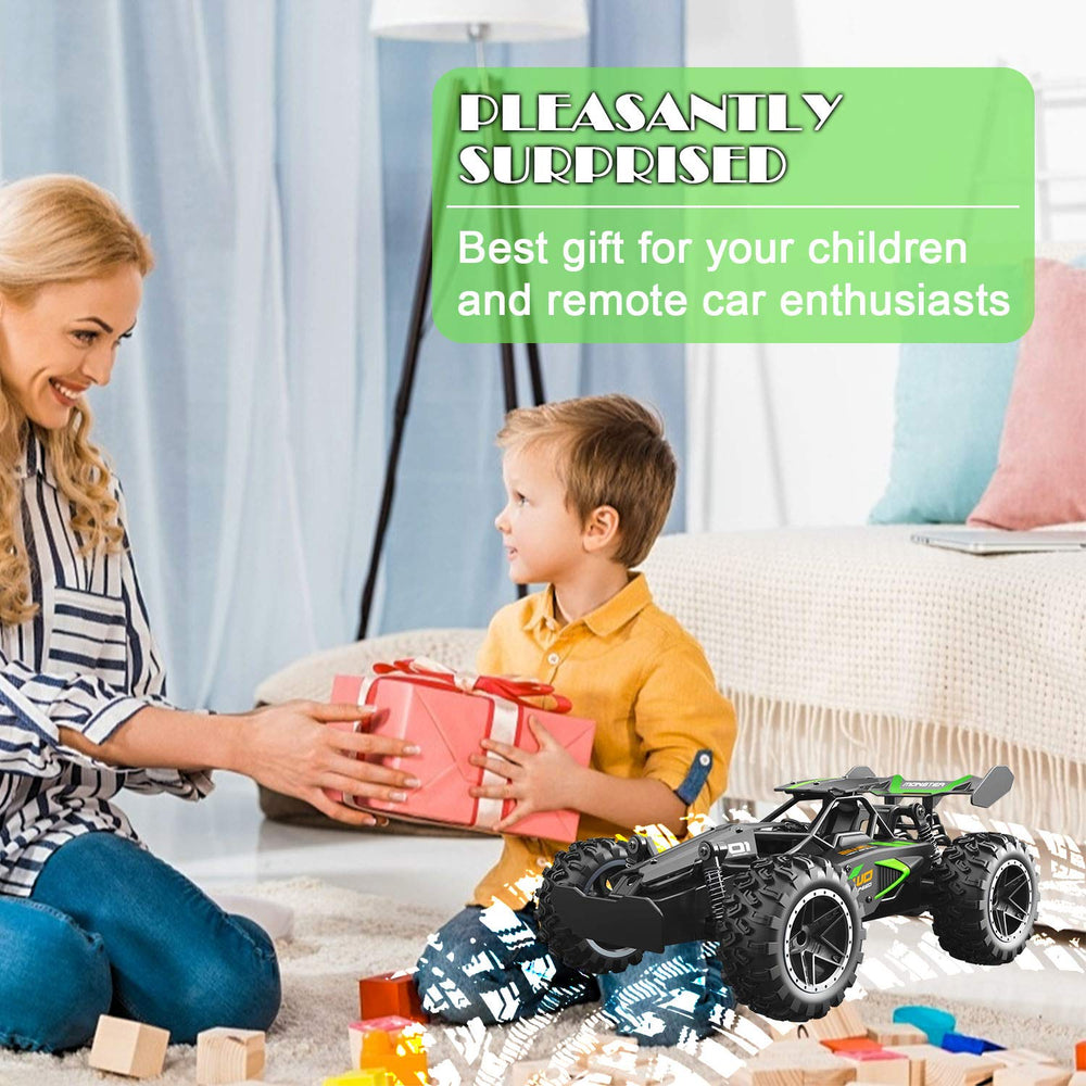 DoDoMagxanadu RC truck packaging emphasizes gift-ready presentation.