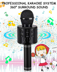 Dodosky Bluetooth karaoke mic ready to pair with devices for sharing