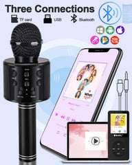 Dodosky karaoke microphone highlighting DSP tech for clear voice capture
