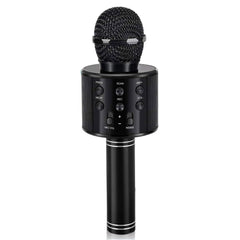 Dodosky karaoke microphone for kids being held during playful singing session