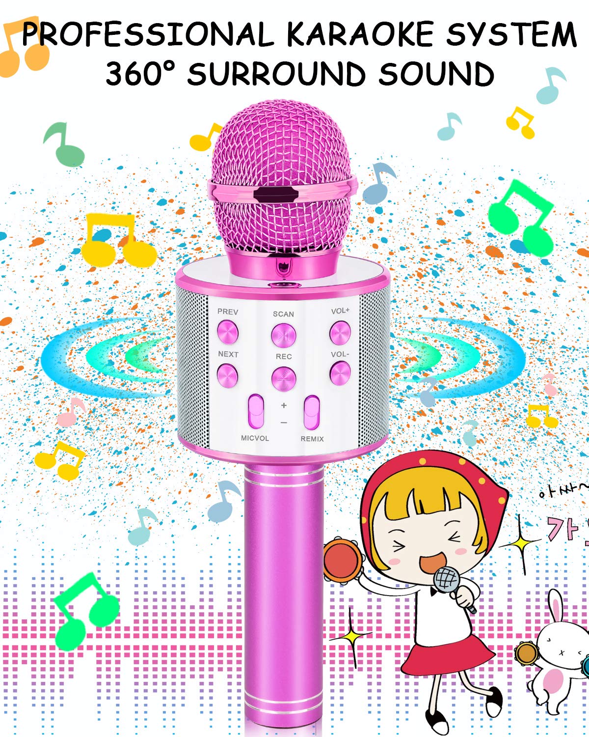 Gift box packaging for Dodosky purple microphone, ready-to-gift present