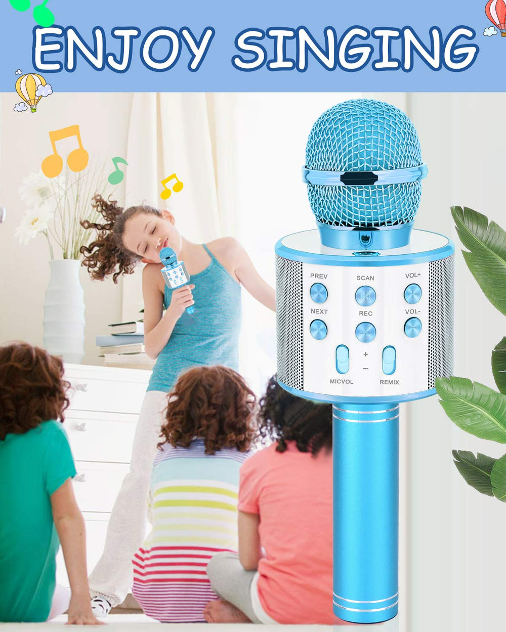 Dodosky kid-friendly design, easy to hold during sing-alongs.