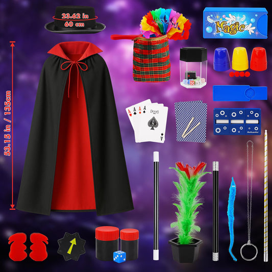 Dogern Valentines Magic Kit tricks guide page with simple steps for learners.